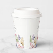 Baby shower van vlinder papieren bekers (Rechts)