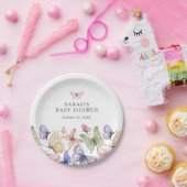 Baby shower van vlinder papieren bordje (Feest)