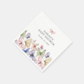 Baby shower van vlinder servet (Hoek)