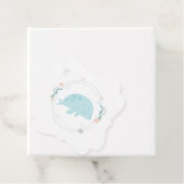 Baby shower van walvis bedankjes labels (In situ)