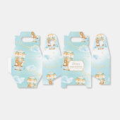 Baby shower van warme luchtballonkokers bedankdoosjes (Uitgevouwen)