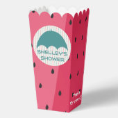 Baby shower van watermeloenen bedankdoosjes (Achterkant)