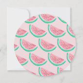 baby shower van watermeloenen kaart (Achterkant)