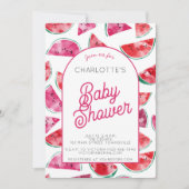 Baby shower van watermeloenen kaart (Voorkant)