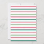 Baby shower van watermeloenen kaart (Achterkant)