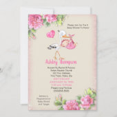 Baby shower van Waterverf- en slaapzalen Kaart (Voorkant)