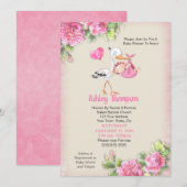 Baby shower van Waterverf- en slaapzalen Kaart (Voorkant / Achterkant)