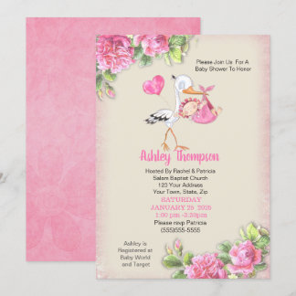 Baby shower van Waterverf- en slaapzalen Kaart