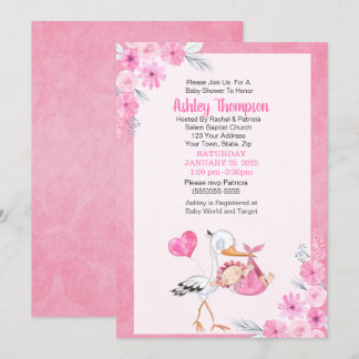 Baby shower van Waterverf- en slaapzalen Kaart