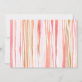 Baby shower van Waterverf Floral Bouquet Kaart (Achterkant)