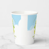 Baby shower van Whimsical Boy Dragon Papieren Bekers (Links)