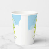 Baby shower van Whimsical Boy Dragon Papieren Bekers (Rechts)