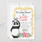 Baby shower van Whimsical Pandas Kaart (Voorkant)