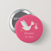 Baby shower van Whimsical Storl Ronde Button 5,7 Cm (Voorkant /achterkant)