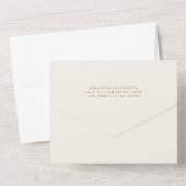 Baby shower van wilde bloemen all in one uitnodiging (Achterkant)