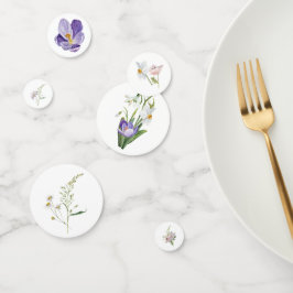 Baby shower van wilde bloemen confetti