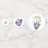 Baby shower van wilde bloemen confetti (Voorkanten)