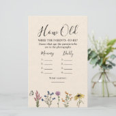  Baby shower van wilde bloemen hoe oud de ouders z (Staand voorkant)