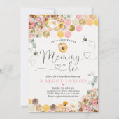 Baby shower van wilde bloemen kaart (Voorkant)