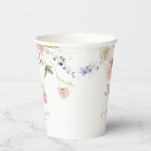 Baby shower van wilde bloemen papieren bekers (Rechts)