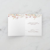 Baby shower van wilde dieren bedankkaart (Binnen)