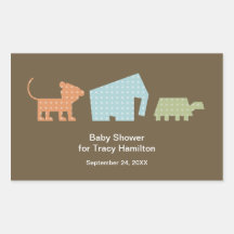 Baby shower van wilde dieren