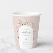 Baby shower van wilde Lijsten Papieren Bekers (Voorkant)