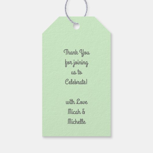 Baby shower van winkel cadeaulabel (Achterkant)