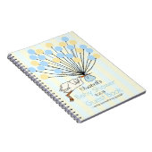 Baby shower van winkels en ballonnen notitieboek (Rechterzijde)