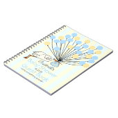 Baby shower van winkels en ballonnen notitieboek (Linkerzijde)