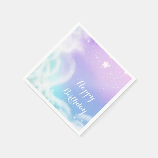 Baby shower van witte Paarse roze ruggegraat Servet (Hoek)