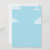 Baby shower van witte picket fence Garden Kaart (Achterkant)