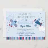 Baby shower van wolkenkrabber kaart (Voorkant)