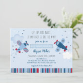 Baby shower van wolkenkrabber kaart (Staand voorkant)