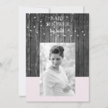 Baby shower van Wooden Fence-lampjes per post Foto