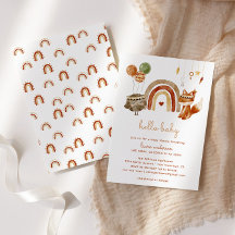 Baby shower van Woodland Boho