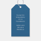 Baby shower van zeeen schildpadden onder het Zee Cadeaulabel (Achterkant)