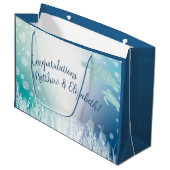 Baby shower van zeeen schildpadden onder het Zee Groot Cadeauzakje (Voorkant Gekanteld)