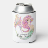 Baby shower van Zeemeermin Blikjeskoeler (Blikje Achterkant)