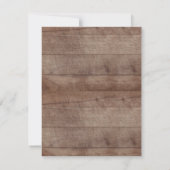 Baby shower van zoete bijtende bosdieren kaart (Achterkant)