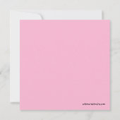 Baby shower van zoete Giraffe Kaart (Achterkant)