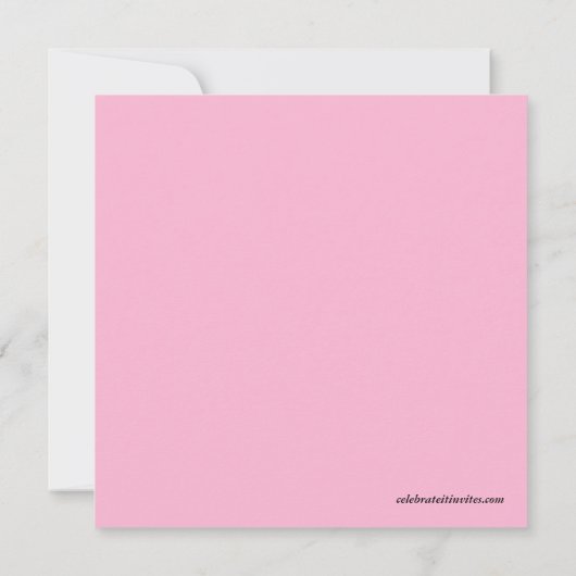 Baby shower van zoete Giraffe Kaart (Achterkant)