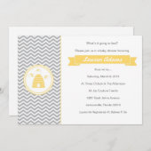 Baby shower van zoete honing kaart (Voorkant / Achterkant)