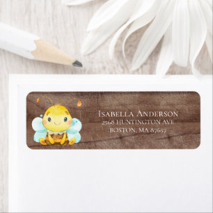 Baby shower van zoete kleine honingbijen Adres Eti Etiket