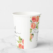 Baby shower van zoete kleine perziken papieren bekers (Rechts)