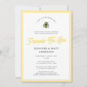 Baby shower van zoete  ouders-tot-bijen kaart (Voorkant)