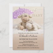 Baby shower van zoete vlokken kaart (Voorkant)