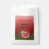 Baby shower van zoete watermeloenen bedankzakje (Voorkant)