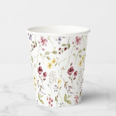 Baby shower van zoete wilde bloemen papieren bekers (Rechts)