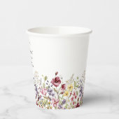 Baby shower van zoete wilde bloemen papieren bekers (Links)